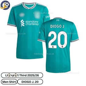 Lvr^_^pooI DIOGO J. 20 Third 25 26 Men Football Shirt- overview